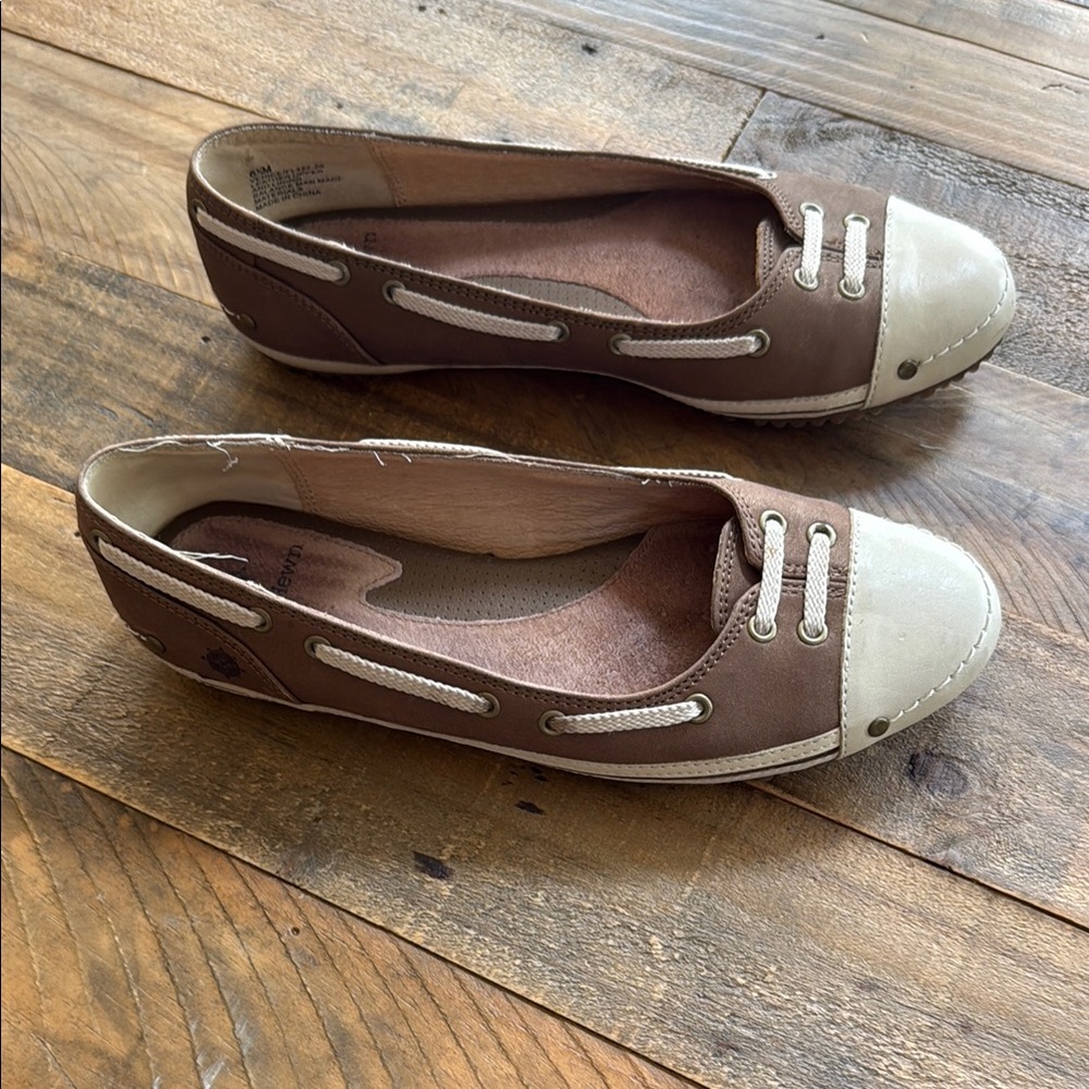 Women's RuffHewn Brown and Cream Shoes